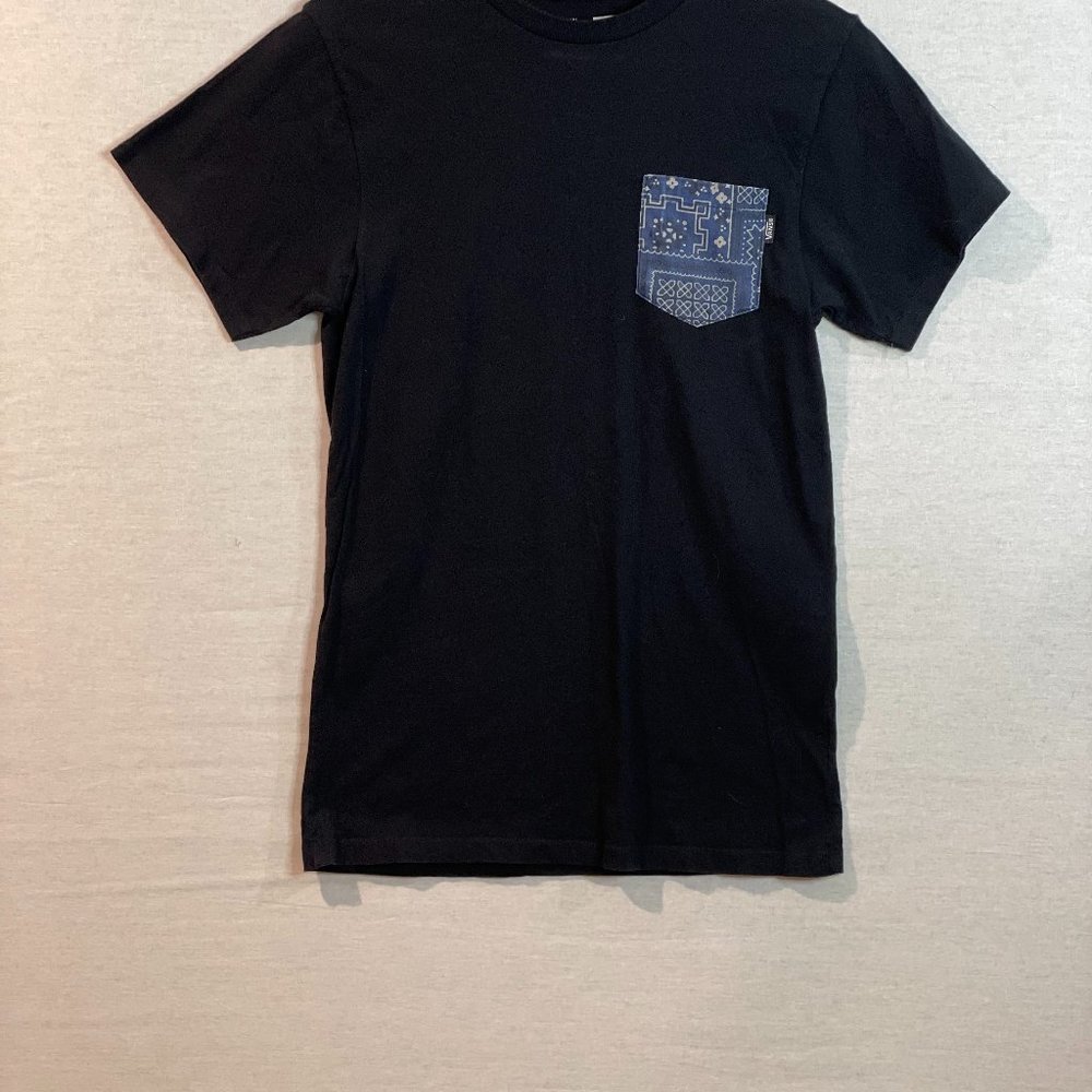 Vans T Shirt Black Men’s Size Small Slim Fit
